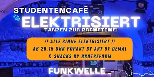 Elektrisiert im Studentencaf\u00e9