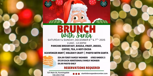 \ud83c\udf85 Brunch with Santa \ud83c\udf84