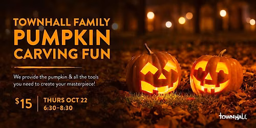 Townhall Short North Family Pumpkin Carving!
