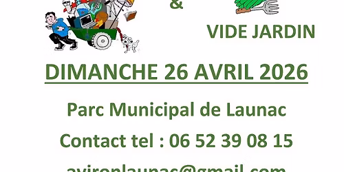 Vide jardin et Vide grenier