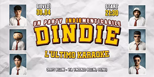 DINDIE - L'ULTIMO KARAOKE