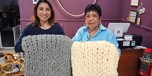 Jan 16th - A little bit of me Chunky Knit Blanket Workshop