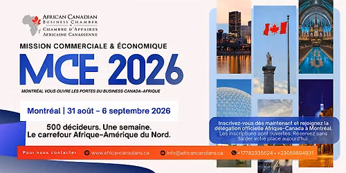 Mission Commerciale et Economique - Montreal 2026