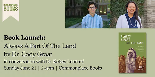 Book Launch: Always A Part Of The Land