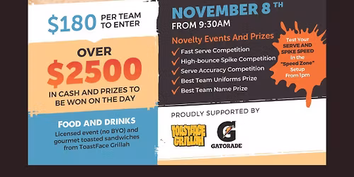 2025 Ossie Open - Indoor Beach Volleyball Cash Tournament