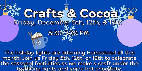 Crafts and Cocoa