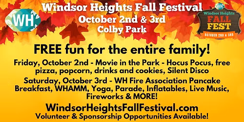 2026 Windsor Heights Fall Festival
