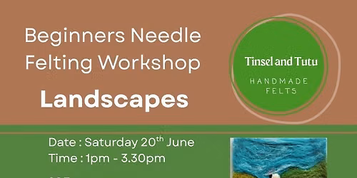 Needle felting workshop 