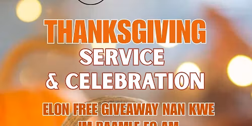 Thanksgiving Service & Celebration 