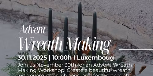 Advent Wreath Making