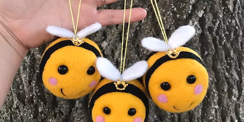 Needle Felted Queen Bee Workshop - The Wool Baa Felixstowe