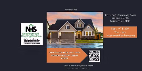 Sept. 2026 Homebuyer Education Class