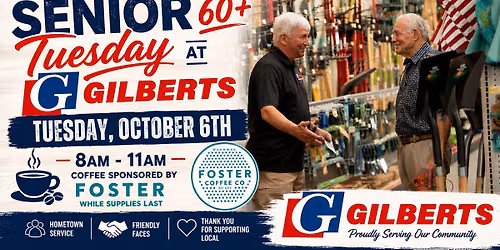 SENIOR TUESDAY AT GILBERTS