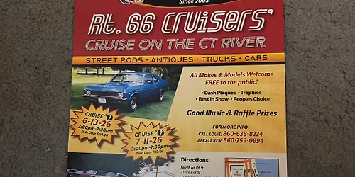 30th Annual RT. 66 Cruisers Cruise on the CT River: Show #1