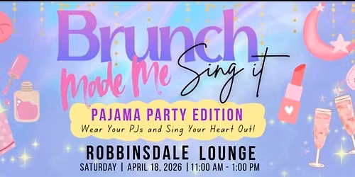 April's Brunch Made Me Sing It! TICKETS ON SALE NOW!!