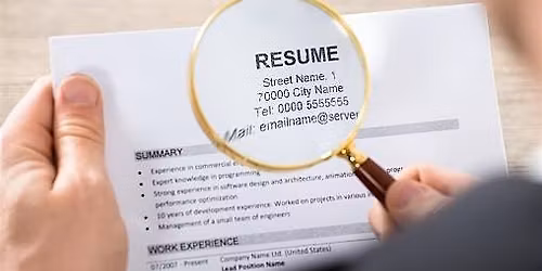 Workforce Development Division Resume Workshop