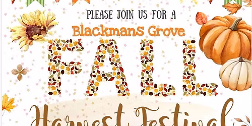 Blackman's Grove PFWB Fall Festival
