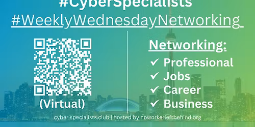 #CyberSpecialists Virtual Job\/Career\/Professional Networking #Riverside