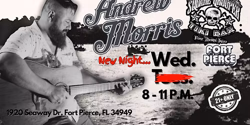 Andrew Morris Live for a Solo Unplugged Night @ Ft. Pierce Square Grouper