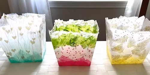 Tissue Paper Luminarias Workshop