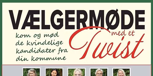 V\u00e6lgerm\u00f8de med kvindekandidaterne i Ikast-Brande kommune.