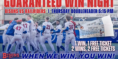 Buffalo Bisons at Scranton Wilkes Barre RailRiders at PNC Field - Moosic