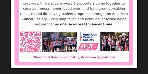 Making Strides Against Breast Cancer Western North Carolina Walk