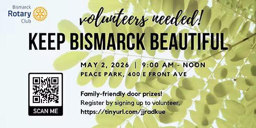 13th Annual Keep Bismarck Beautiful Clean-up Day