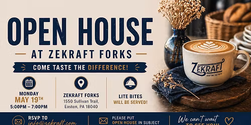 Join us for our Zekraft Forks Central Kitchen + Cafe Open House 