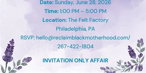 RECLAIMING JOY CLOSING EVENT