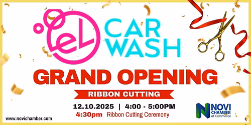 El Car Wash Ribbon Cutting