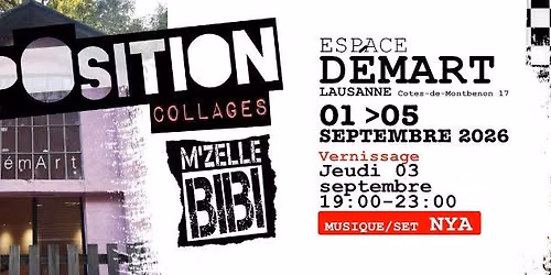 Exposition Flash de Mzelle Bibi collage