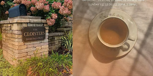 Holiday Tea & Bazaar at The Cloisters Castle
