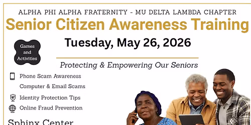 Free Community Event-Scam Awareness Training 