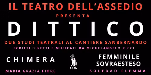 DITTICO \/ Il Teatro dell'Assedio al Cantiere Sanbernardo