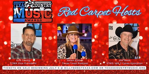 2025 Texas Country Music Awards Red Carpet Interviews with Kris Young, Helen Elshick & Jim Nash