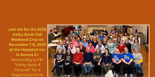 2025 Kathy Baids Fall Weekend Crop in Aurora IL