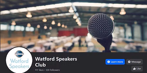 Public Speaking and Leadership training with Watford Speakers