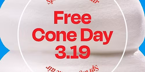 FREE CONE DAY! 