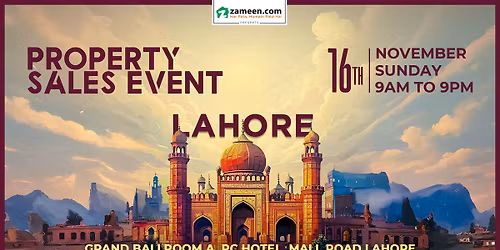 Zameen Property Sales Event Lahore