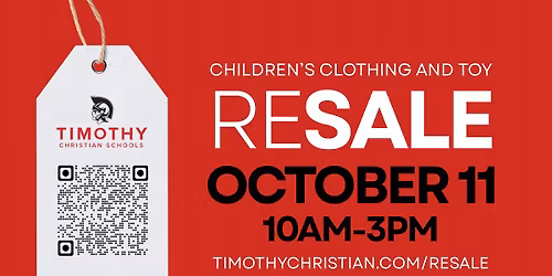 Timothy Christian School Fall Resale