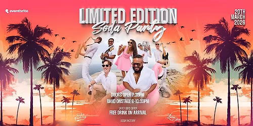 \u26a1\ufe0fLimited Edition Band Soda Party!