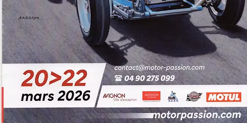 Participation \u00e0 "Avignon Motor Passion 2026"