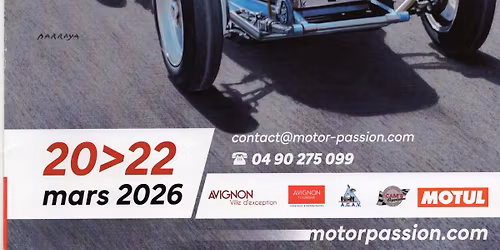 Participation \u00e0 "Avignon Motor Passion 2026"