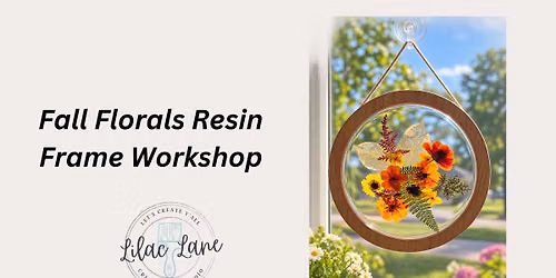 Fall Florals Resin Frame