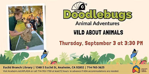 Doodlebugs: Wild About Animals