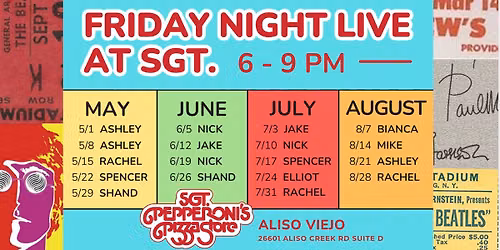 Friday Night Live at Sgt. Pepperoni's