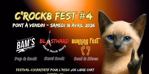 C'Rock8 Fest #4 - Festival c(h)aritatif - Pont \u00e0 Vendin