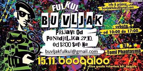 FUL KUL BUVLJAK - prijave od ponedjeljka 27.10. od 12:00
