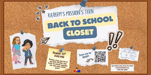 Teen Back to School Closet